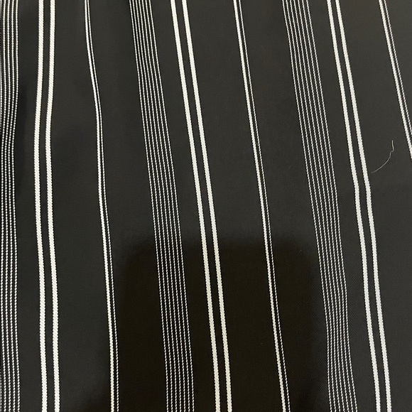 Lane Bryant Cropped Striped Paper Bag Waist Pants - Picture 5 of 7